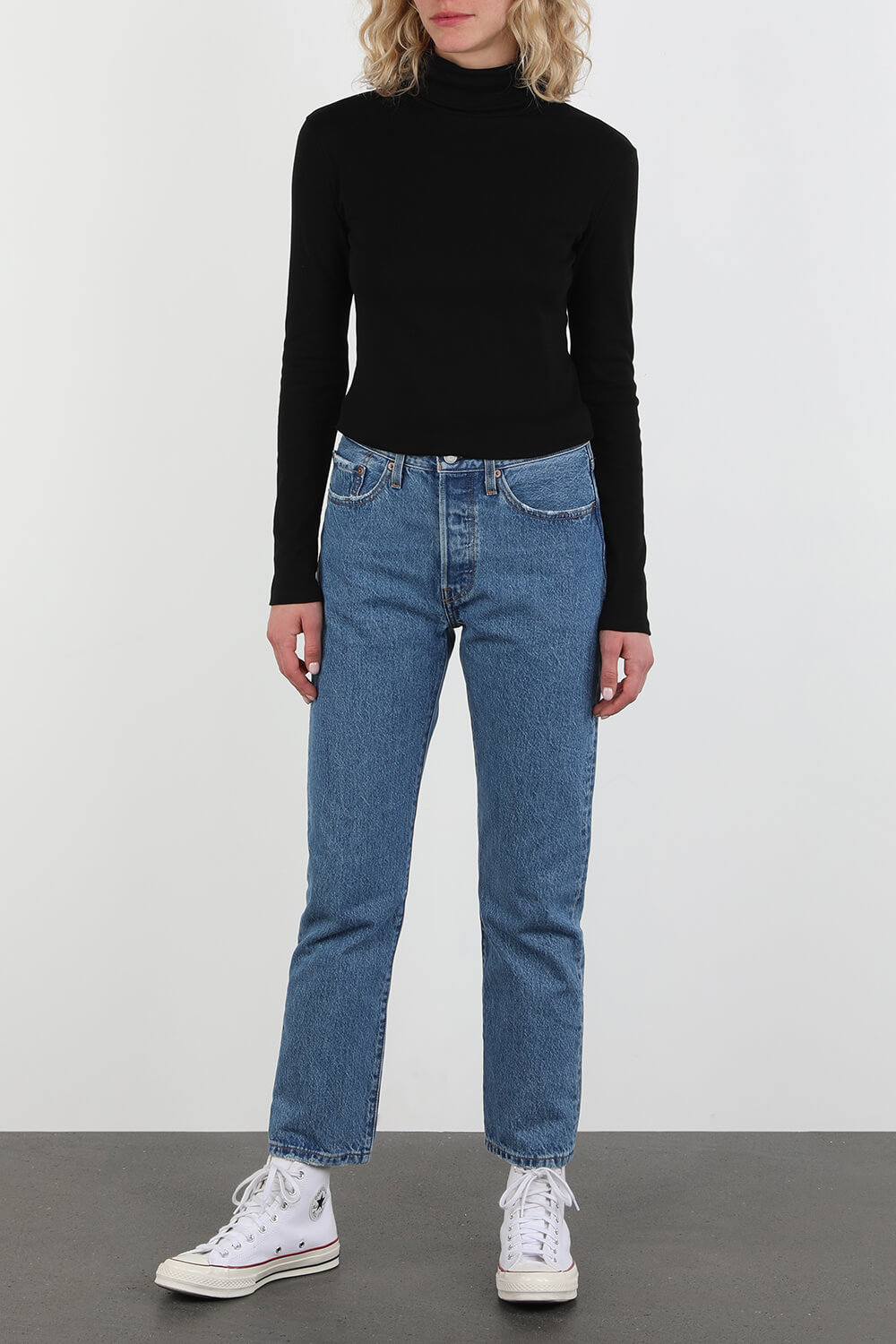 Iconic Cotton Undershirt in Black